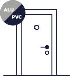 subcategorie portes d'entree en PVC/ALU